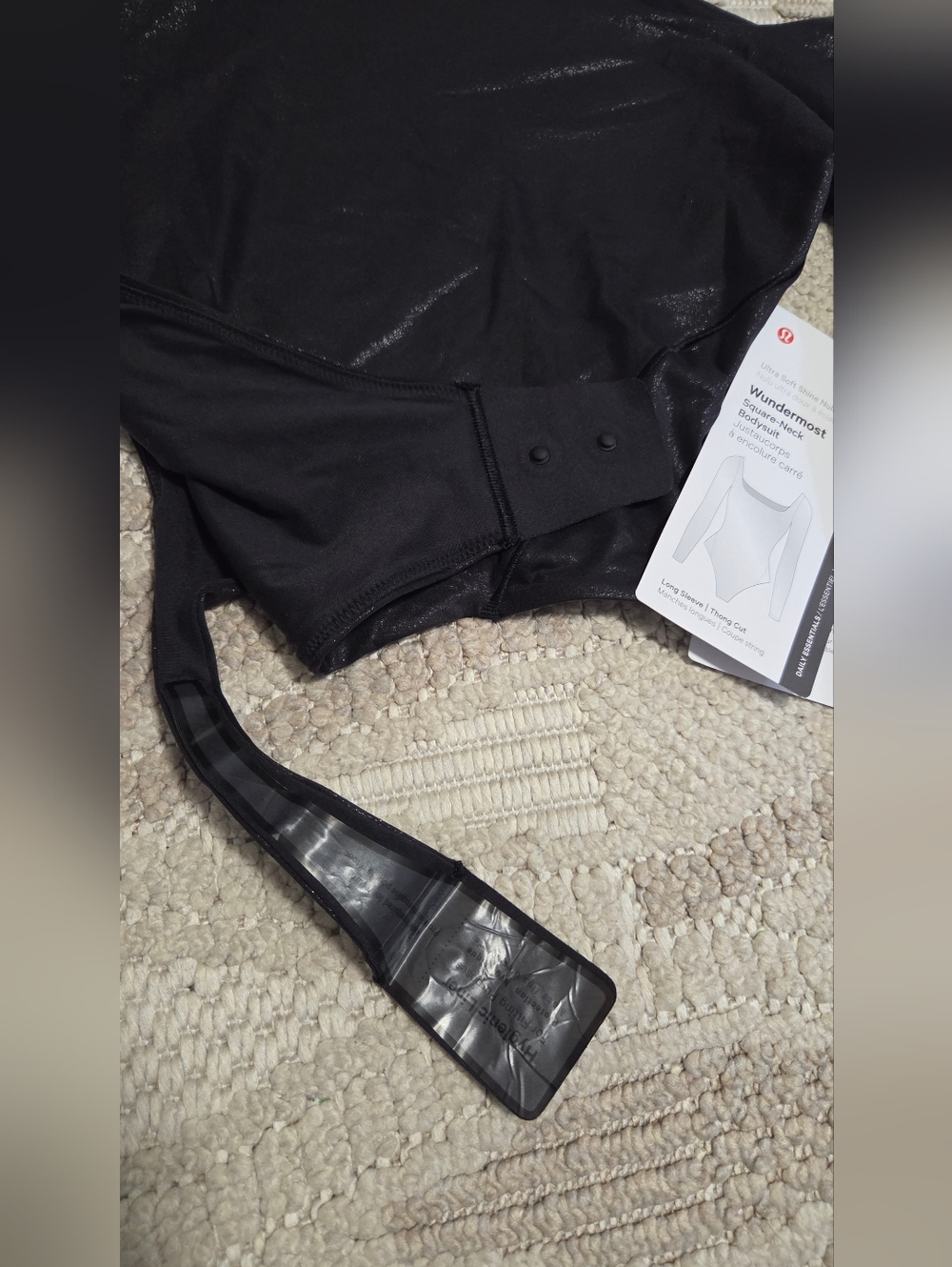 Lululemon bodvsuit Wundermost Nulu square neck long sleeve XS BRAND NEW W TAGS - Picture 7 of 12